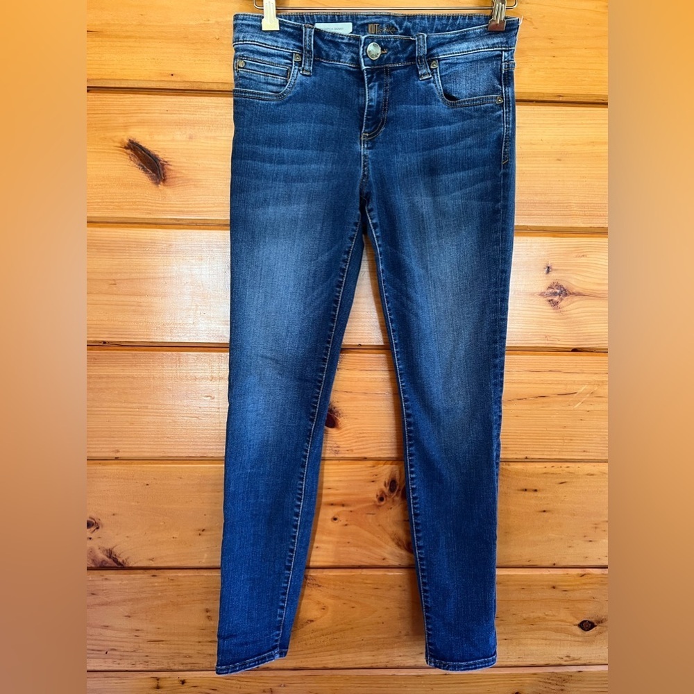 Kut From The Kloth Toothpick Skinny Womens Stretch Blue Jeans Size 6